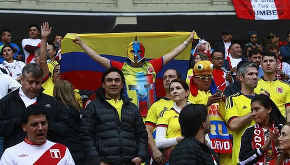 Perú vs. Colombia: el gesto de la hinchada peruana con el himno visitante