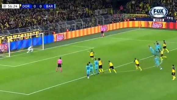 VER AQUÍ Barcelona vs. Borussia Dortmund | Ter Stegen y el tapadón en el penal fallado por Reus | VIDEO