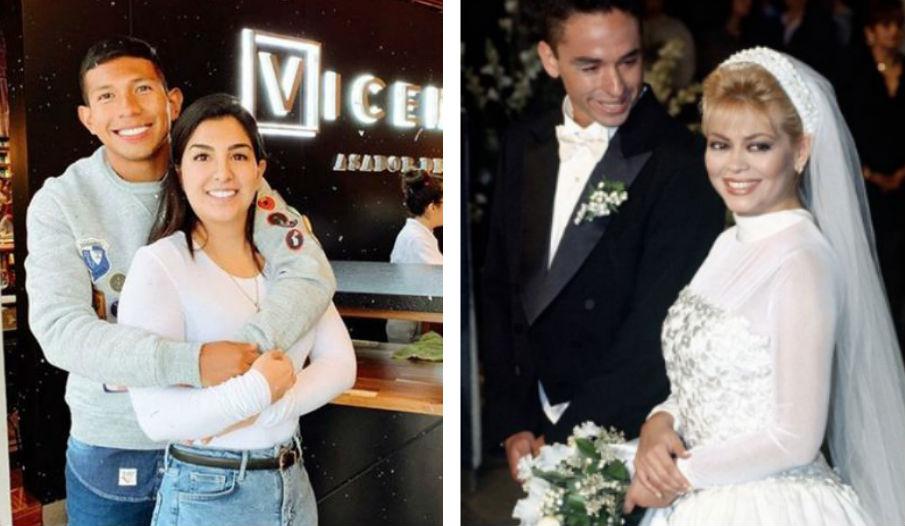 La boda entre la presentadora de televisión Gisela Valcárcel y el futbolista Roberto Martínez marcaron a la televisión peruana. (Captura de pantalla)