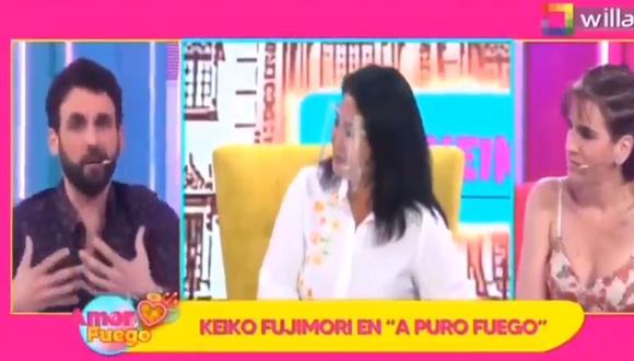'Peluchín' y Gigi Mitre entrevistaron a Keiko Fujimori. (Amor y fuego)
