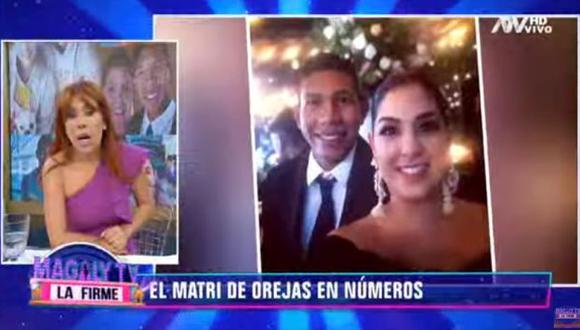 Magaly Medina se refirió al matrimonio de Edison Flores y Ana Ana Siucho. (Imagen: ATV)