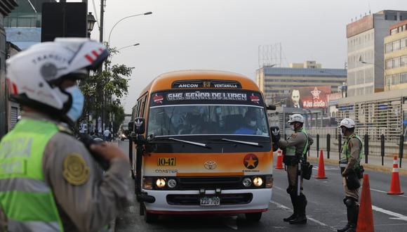 El uso de carros particulares estará prohibido en Lima y Callao. (Foto: GEC)