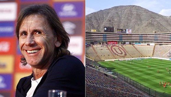 Ricardo Gareca: "Me da mucha alegría volver al estadio Monumental" 
