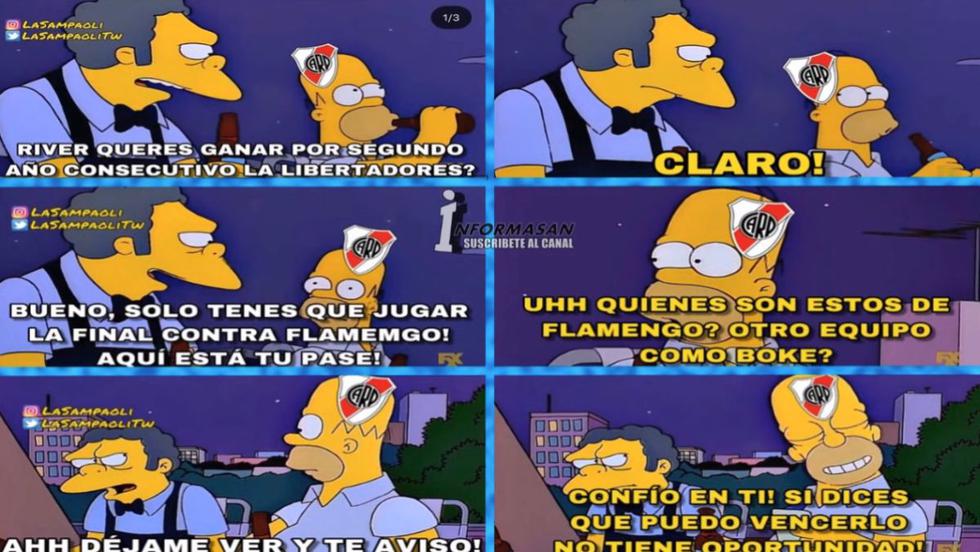 Final Copa Libertadores 2019: los memes del River-Flamengo por la Copa Libertadores 2019