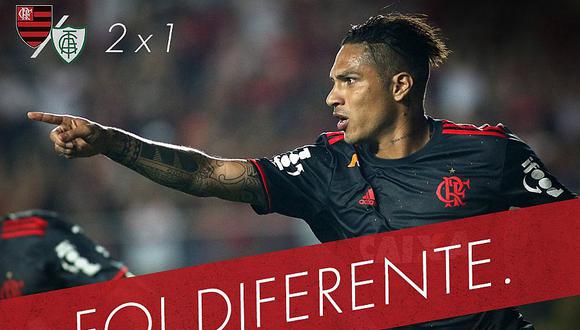 Paolo Guerrero anota en victoria del Flamengo sobre América [VIDEO]