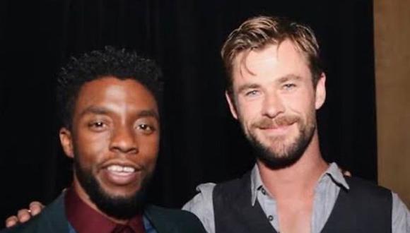 emsworth, quien dio vida a ‘Thor’ Universo cinematográfico de Marvel, se despidió con un emotivo mensaje de Chadwick Boseman, protagonista de “Black Panther”. (Foto: Instagram Chris Hemsworth)
