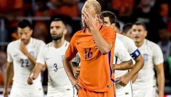 Holanda cae 1-2 con Grecia y sigue con dudas de cara al futuro