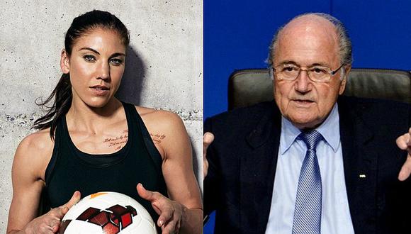 Joseph Blatter respondió acusación sobre acoso sexual contra Hope Solo