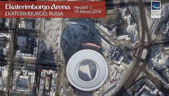 Rusia 2018: las imágenes de los estadios vistos desde un satélite