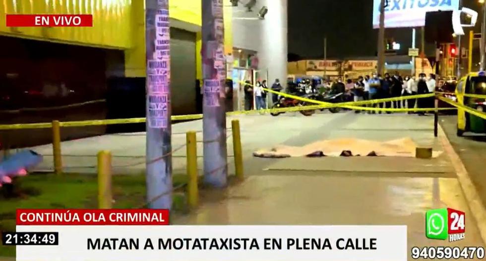 Sicario mata a balazos a mototaxista extranjero en exteriores de centro comercial de SJM