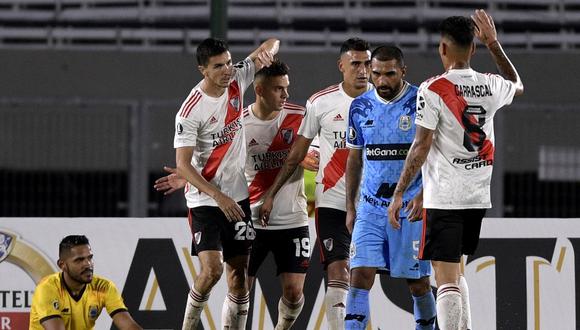 River Plate recibe a Atlético Tucumán tras golear 8-0 a Binacional en la Copa Libertadores. (Foto: AFP)