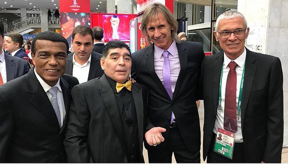 Diego Maradona le dejó mensaje a Gareca: "En la FPF todo es oscuro"