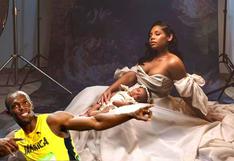 Usain Bolt presentó a su primera hija y sorprendió a todos con su curioso nombre | FOTOS