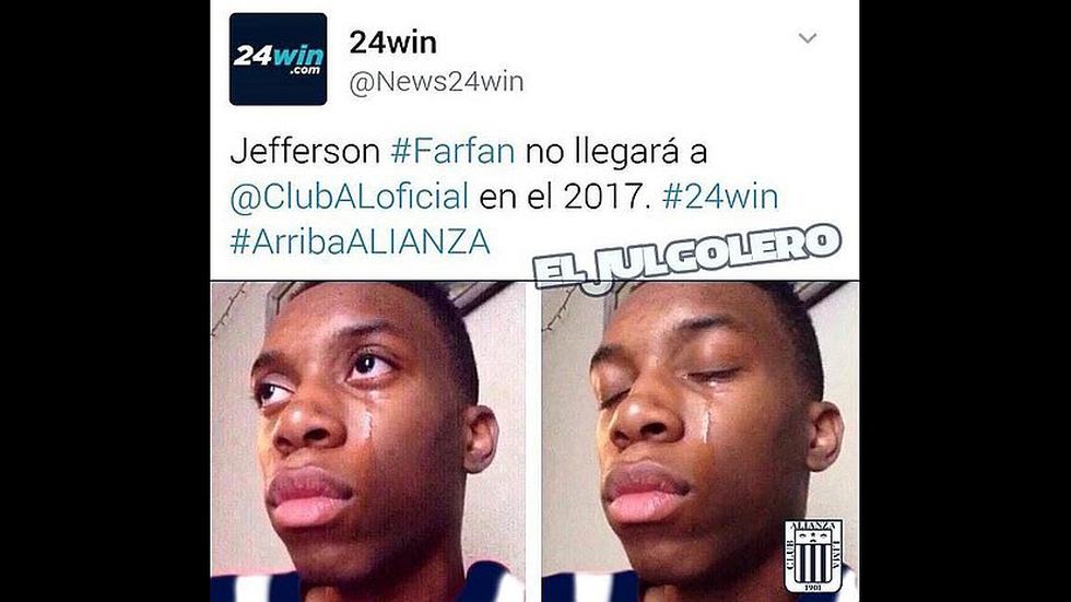 Jefferson Farfán y los memes tras rechazar a Alianza Lima [GALERÍA]