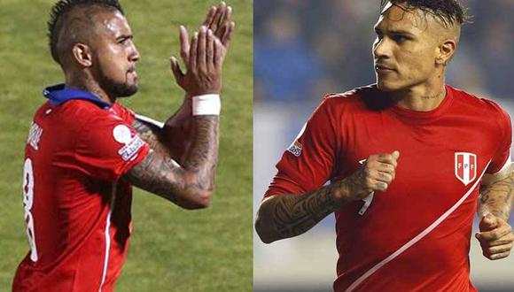 Copa América 2015: El versus entre Paolo Guerrero y Arturo Vidal [VIDEOS]