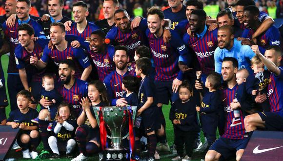 Barcelona es primero de LaLiga con 58 puntos. (AFP)