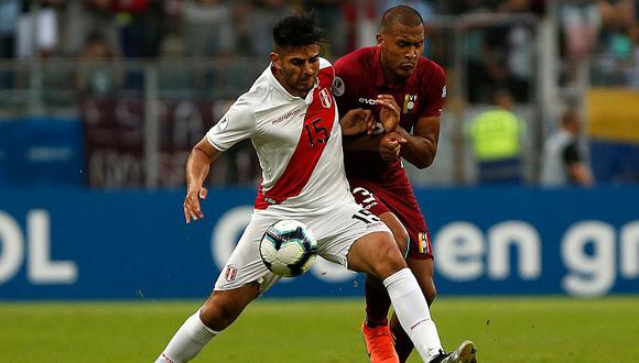 Carlos Zambrano fue incluido en el once ideal de la fecha 1 de la Copa América 2019 | FOTO