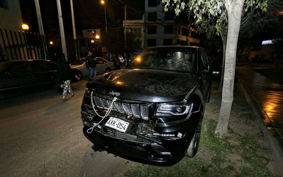 Christian Martínez Farfán declaró tras el accidente que sufrió junto a su primo, Jefferson Farfán y denunció que el bus los impactó porque este venía a excesiva velocidad. Foto: César Bueno