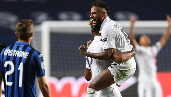 Paris Saint-Germain venció 2-1 al Atalanta en los cuartos de final de la Liga de Campeones, luego de ir perdiendo hasta el final del tiempo reglamentario. (Foto: AFP)