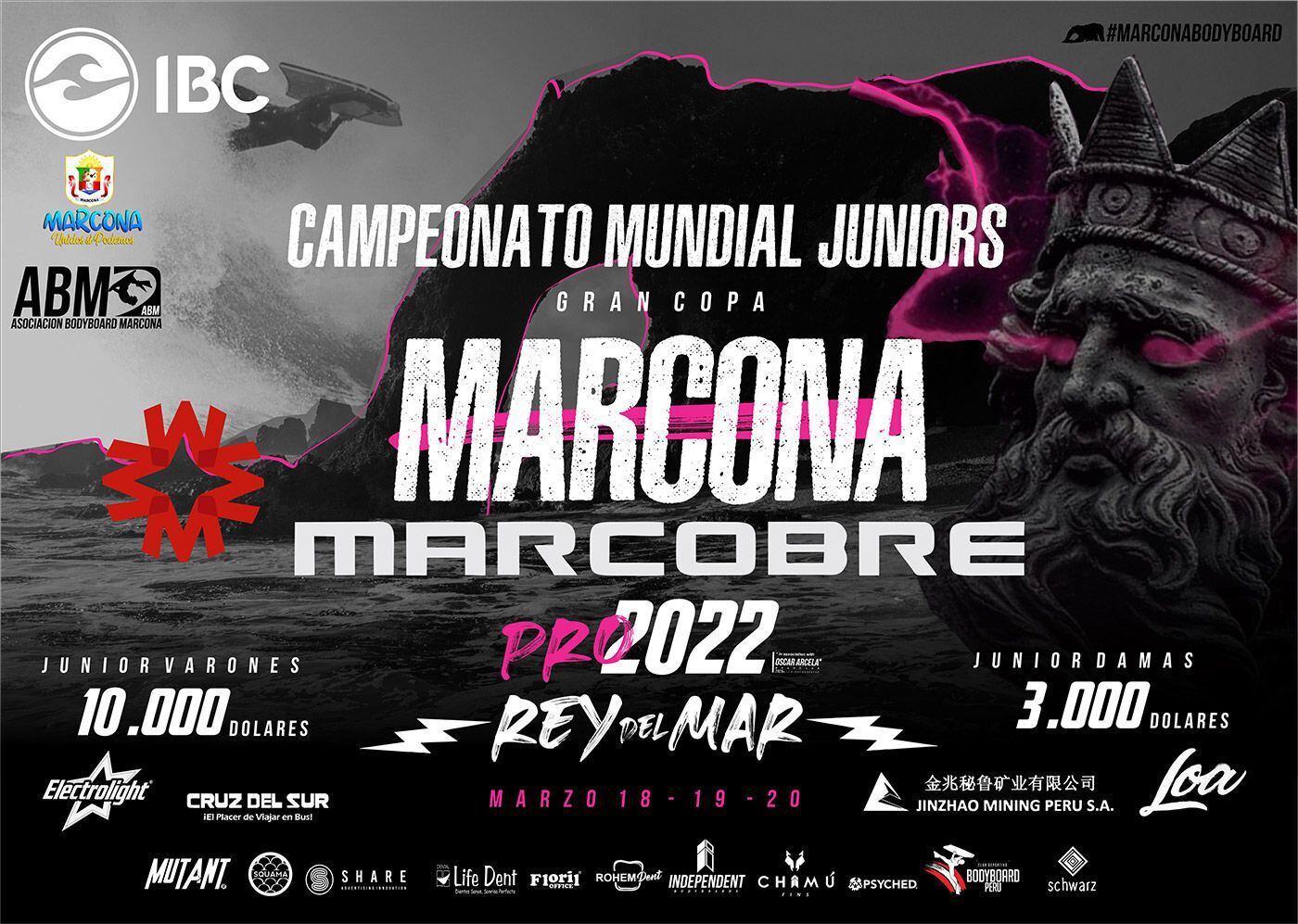 El Gran Copa: Marcona Marcobre Pro 2022 “Rey del Mar” será el próximo evento del Tour Mundial. (Foto: IBC)