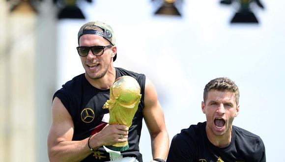 Lukas Podolski quiere la Copa Libertadores para Flamengo. (Foto: AFP)