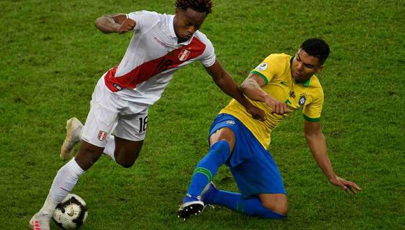 Casemiro comentó sobre el partido entre Perú y Brasil en las Eliminatorias. (Foto: AFP)
