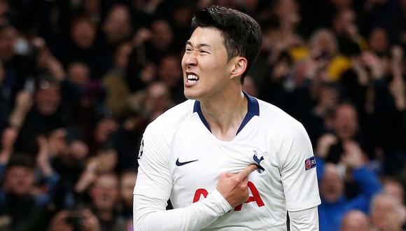 El Tottenham permite a Son Heung-min regresar a Corea del Sur. (Foto: AFP)
