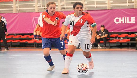 Perú venció 2-0 a Chile en Sudamericano de Futsal Femenino sub-20