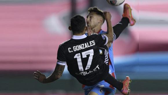 Con el golazo de Christofer Gonzales, Sporting Cristal empató con Arsenal y avanzó a cuartos de final de la Copa Sudamericana. (Foto: AFP)