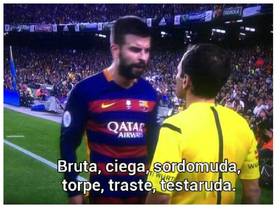 Barcelona: Gerard Piqué fue el centro de los memes tras perder la Supercopa