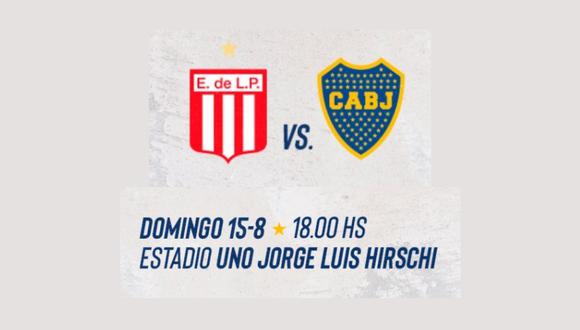 Boca Juniors vs. Estudiantes de La Plata EN VIVO | ONLINE | EN DIRECTO el partido de la sexta jornada de la Copa de la Liga Profesional en el estadio UNO Jorge Luis Hirschi