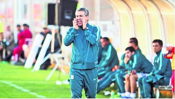 Alianza Lima: Pablo Bengoechea dice que faltó suerte en derrota con Melgar