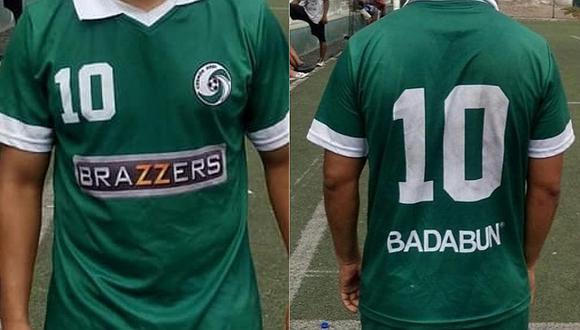 Club de Copa Perú lleva en su camiseta a Brazzers, Badabun y Gokú