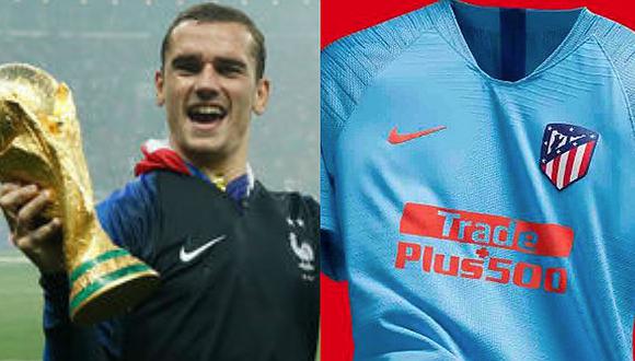 Atlético Madrid lanza camiseta alterna para engreír a Griezmann