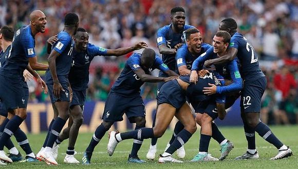 Las efusivas celebraciones de los jugadores de Francia tras ganar el Mundial [VIDEO]