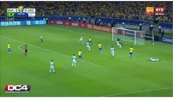 Brasil vs. Argentina | Dani Alves y el brutal 'sombrerito' para el golazo de Gabriel Jesús | VIDEO