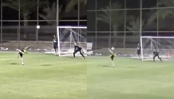 Argentino imitó a Zlatan y realizó increíble gol de escorpión [VIDEO]