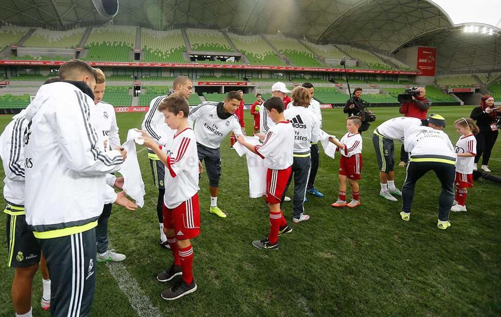Real Madrid: Entrenamiento con presencia de niños en Australia [GALERÍA]