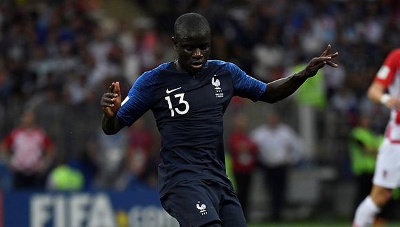Revelan que N'Golo Kanté jugó la final del Mundial enfermo