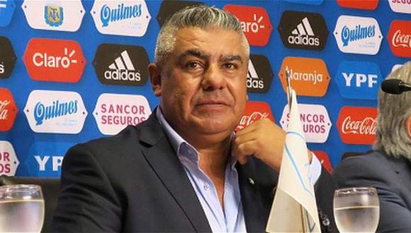 Claudio Tapia: "Le ganamos a la selección peruana y vamos directo"