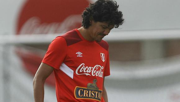 Selección peruana: Óscar Vílchez no entrenó hoy por lesión