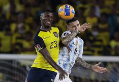 Argentina y Ecuador igualaron 1-1 por Eliminatorias 2022