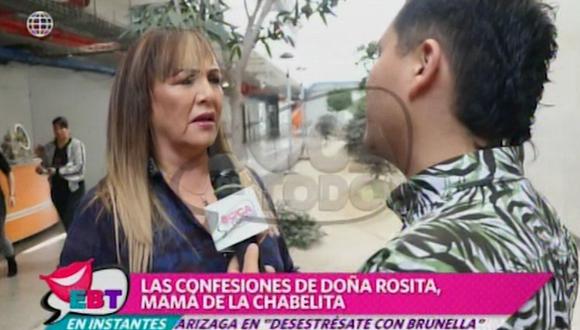 Madre de Isabel Acevedo arremetió contra Christian Domínguez. (Imagen: América TV)