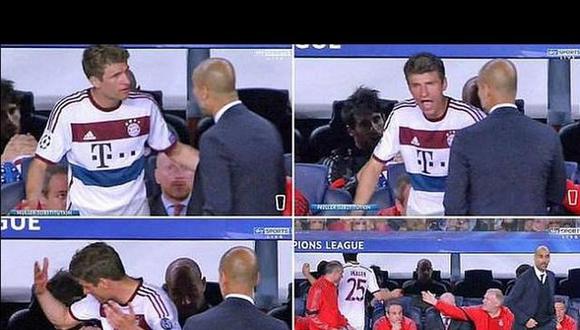 Bayern Munich: Thomas Müller y el enfado con Pep Guardiola tras su cambio