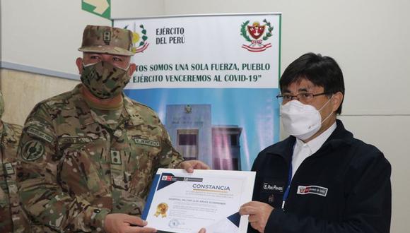 La autorización se logró gracias al esfuerzo del equipo de salud del Hospital del Ejército Peruano y la asistencia técnica del INS entre los meses de julio y agosto. (Foto: INS)