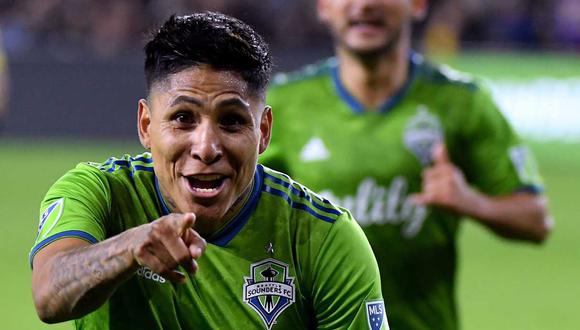 El delantero peruano, Raúl Ruidíaz ha vuelto a marcar para Seattle Sounders por la MLS y esta vez lo hizo ante La Galaxy. (Foto: AFP)