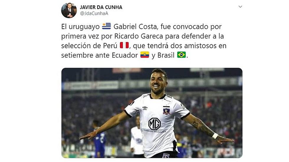 Selección peruana | Así reaccionó la prensa chilena tras la convocatoria de Gabriel Costa a la 'bicolor' | FOTOS