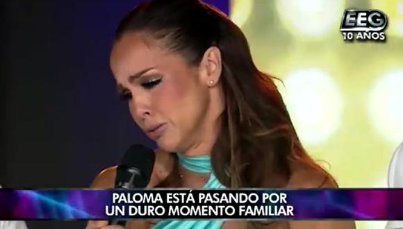 Paloma Fiuza durante su presentación en "Esto es guerra". (Foto: Captura América TV).