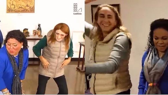 Mira la reacción de Natalia Málaga al ser imitada por el Wasap de JB [VIDEO]