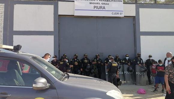 Unos 38 internos se escaparon del Centro Juvenil de Diagnóstico y Rehabilitación Miguel Grau de Piura. (Foto: Noticias Piura)